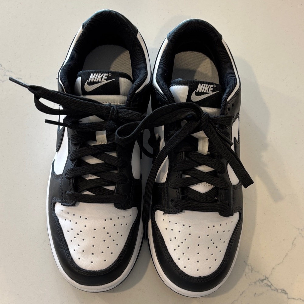 Nike Black and White Dunk Low Retro